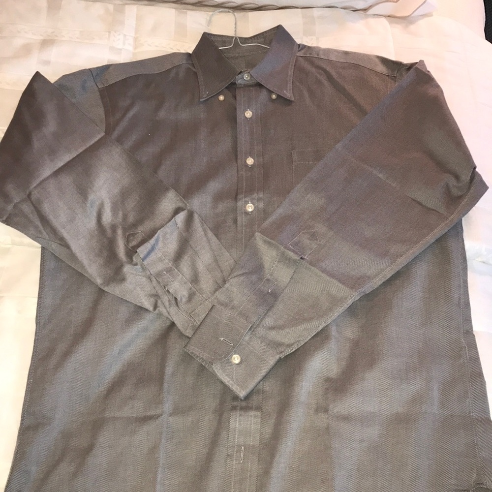 Robert Talbott Button Down Shirt 16” 35” - image 1